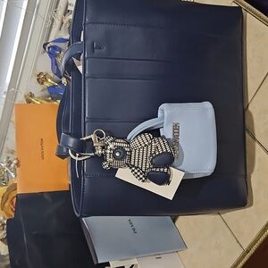 NWT! Steve Madden BNOVEL TOTE BAG W/ CHARMS